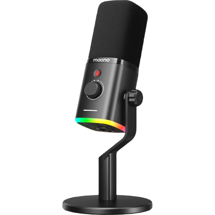 Maono Dynamic Microphone for Computer Live Streaming, Gaming, E-Sports, Noise Reduction, Singing, Recording, USB Sound Card, Mobile Phone Audio Pickup, Shanke PD100XS (Aperture Version)