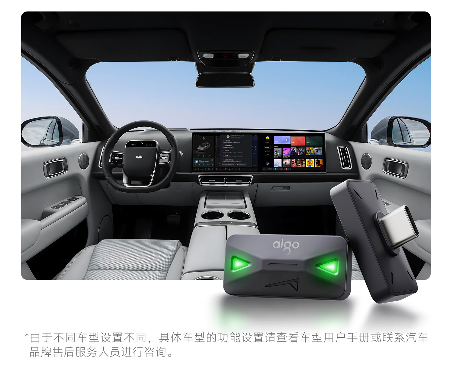 Aigo 128GB USB3.2 Dash Cam Type-C Car Flash Drive Xiaolvmo Sentry Mode Loop Recording Car Phone Computer C-Port Universal Thumb Drive 1