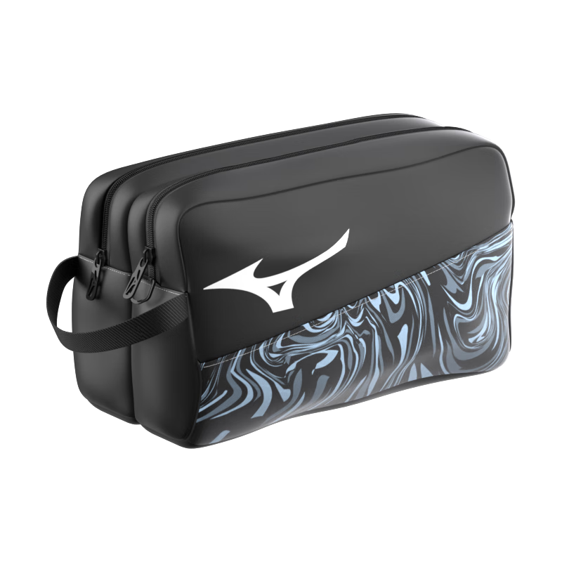 MIZUNO Swimming Bag with Dry And Wet Separation, Water-Resistant Storage, Handheld Large Capacity Fitness Sports Swimming Equipment C002 Black