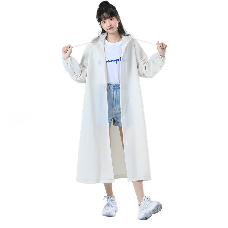 BWNK Disposable Raincoat, Outdoor Adult Long Style, Body Protection, Hiking, Single-Person, Thickened, Travel, Outdoor Wear, Portable Poncho