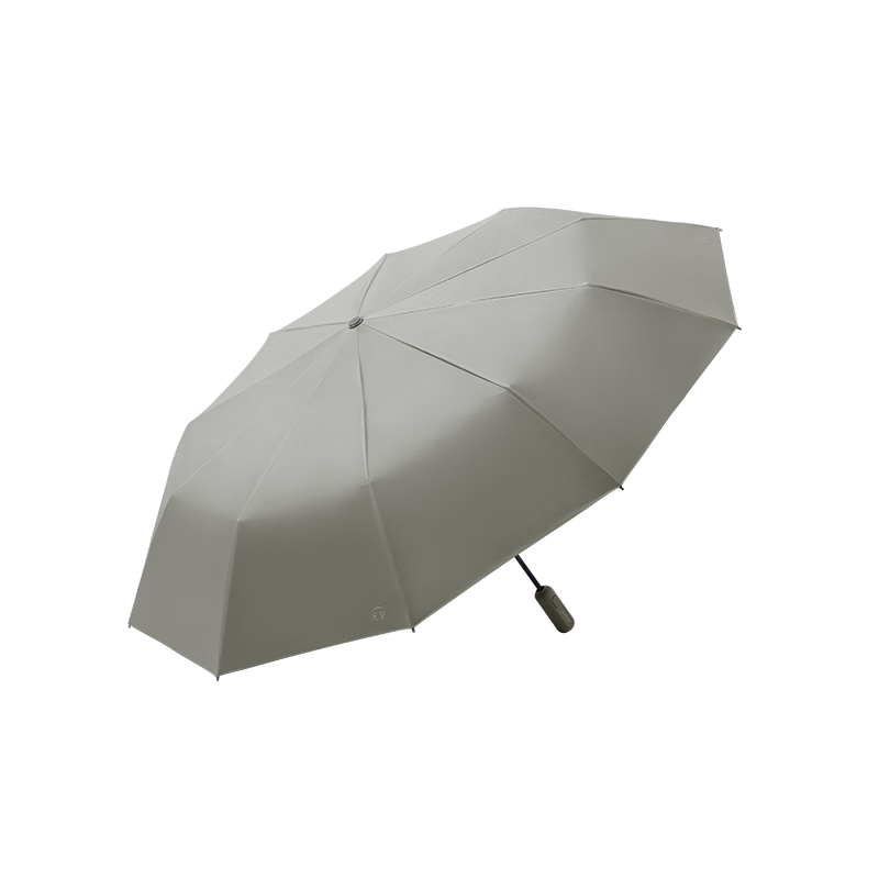 Tiantangshan Fully Automatic Umbrella, Three-Fold, 10 Ribs, Enlarged And Reinforced, Safe Self-Opening And Closing, Sun Protection Umbrella, Linen Brow