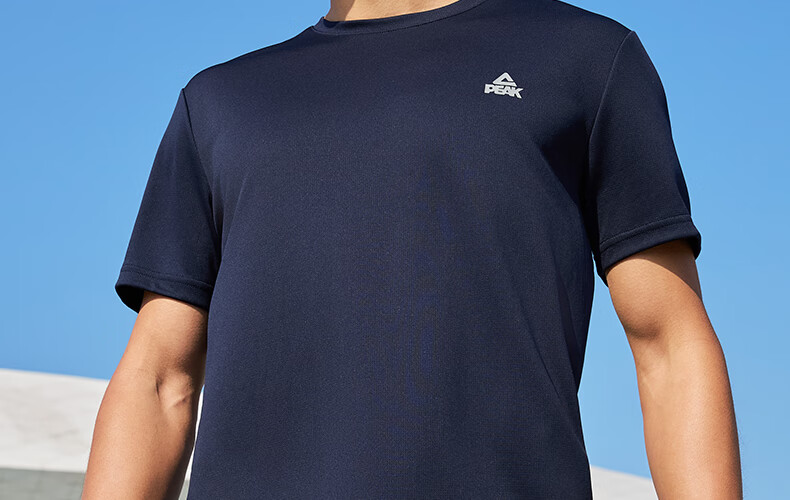 Peak Men's Summer Short Sleeve Quick-Dry Breathable Sports Loose Running Base T-Shirt DF652471 92