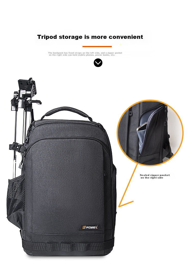 Pulewei Camera Backpack, Photography Rucksack, Mirrorless Camera Bag, Canon Sony Large Capacity Backpack, Outdoor Photography And Videography Camera Backpack, Multifunctional Lens Digital Storage Bag 6