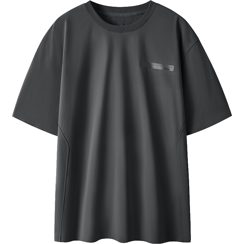Beneunder Men's Short-Sleeve Summer Outdoor Breathable Sports T-Shirt, Sweat-Resistant Multi-Functional Round Neck T-Shirt DR618