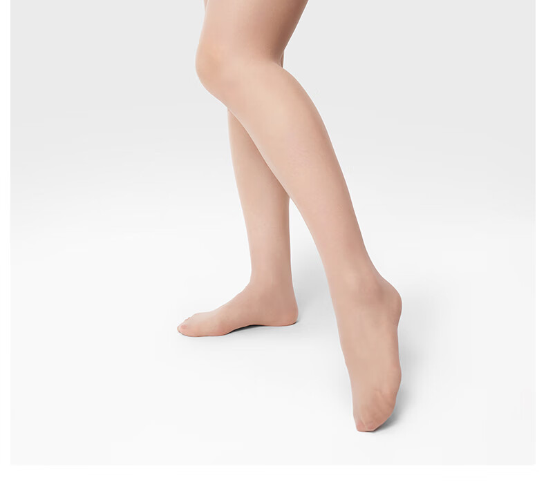 Guniangjia 0D Micro-Compression Tummy Control Butt Lift Sheer Anti-Snag Nude Leg Effect Pantyhose Women's Skin Tone Thin Tights 3