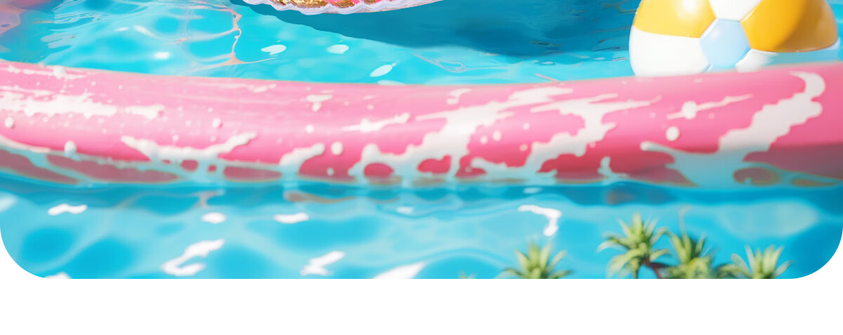 361° Children's Swimming Ring, for Boys And Girls, Anti-Rollover, Suitable for Beginners And Toddlers, Cute Underarm Design, Inflatable, Summer Pink 9