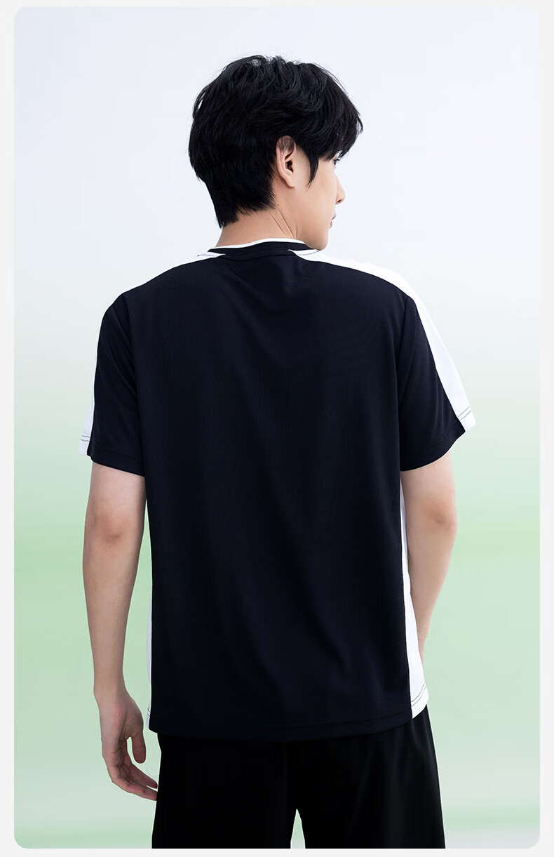 KAWASAKI Men's Badminton Sports Short Sleeve T-Shirt Quick-Dry Breathable Casual C1026 Gray XL 3