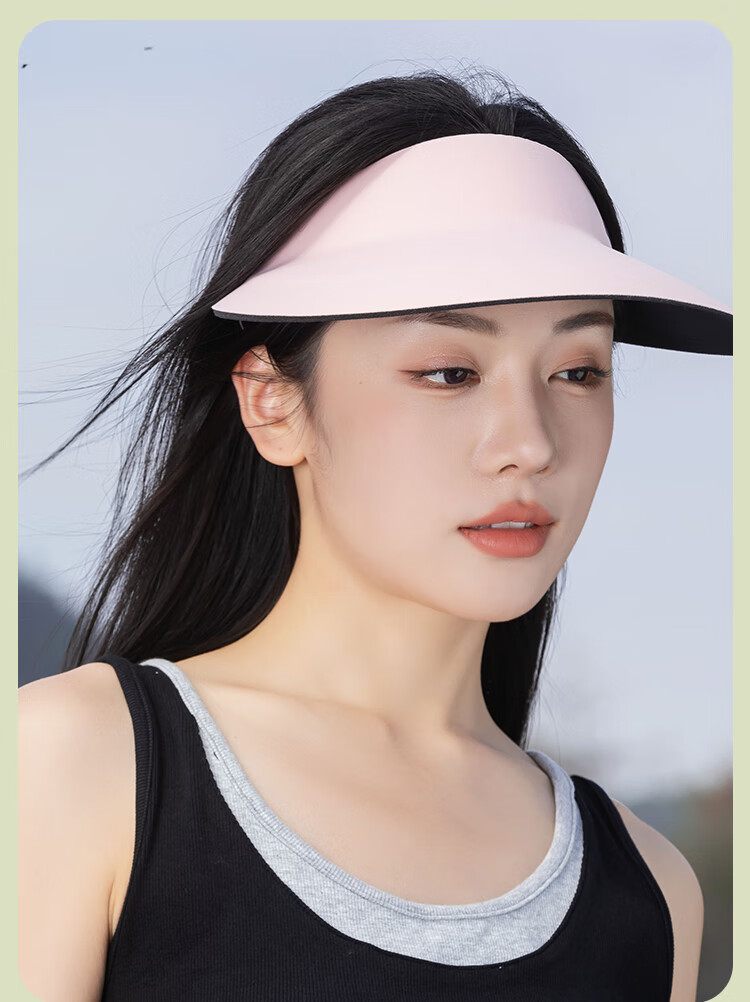 YUZHAOLIN Wide Brim Seamless Sun Protection Hat for Women, Outdoor UV-Resistant Sun Visor, Hiking Cap, Sun Hat, Ladies' Visor Cap 14