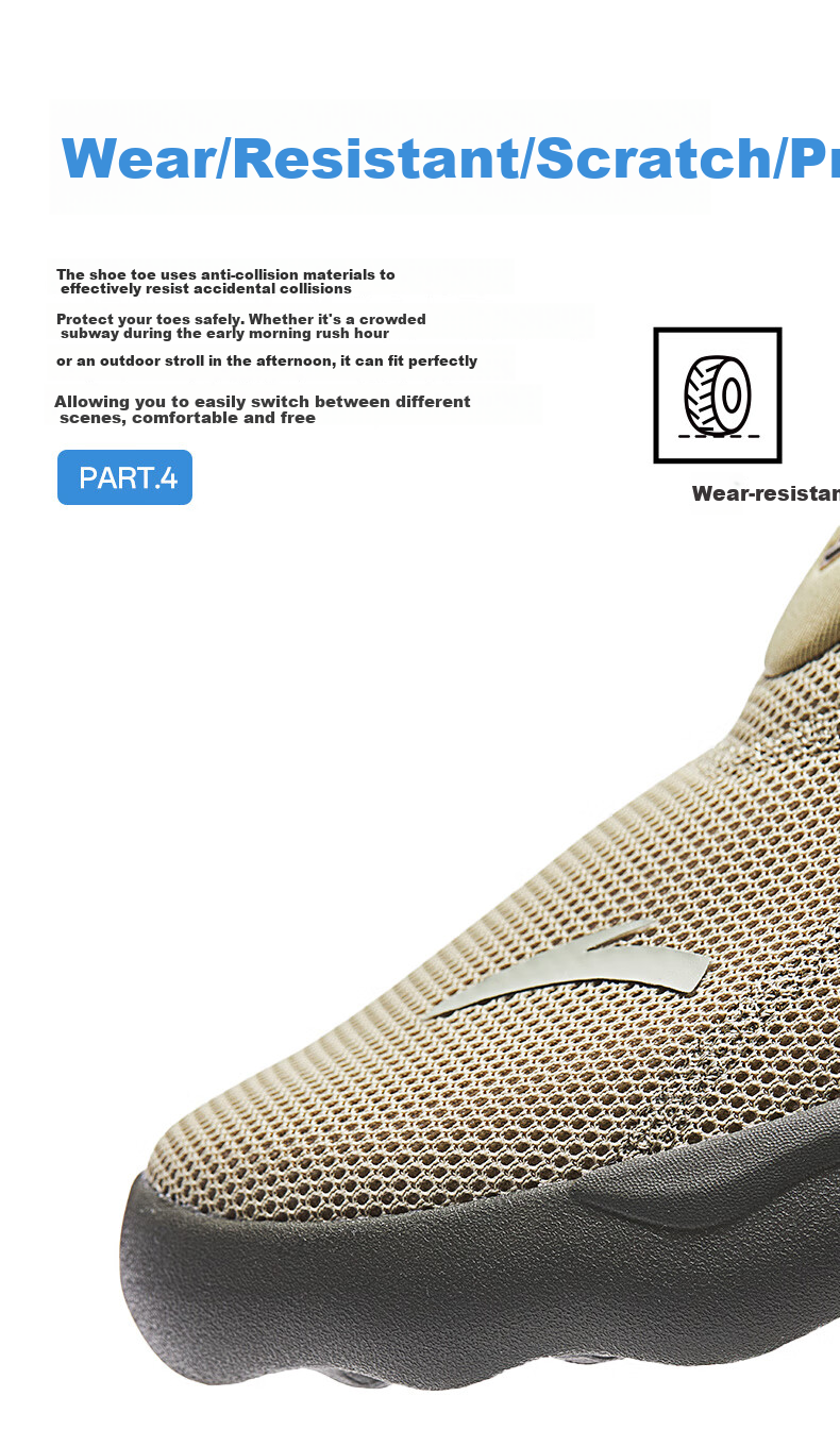 ANTA Slip-On Loafers | Father's Day Gift | Breathable Mesh Men's Lightweight Summer Training Walking Shoes 8