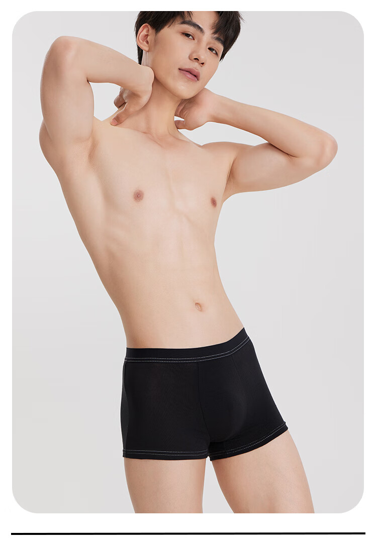 Wanna 10 Pieces [Upgraded Plain White] Men's Four-Corner Disposable Underwear, 7A Antibacterial, Daily Disposable, for Travel And Business Trips, 2XL 5