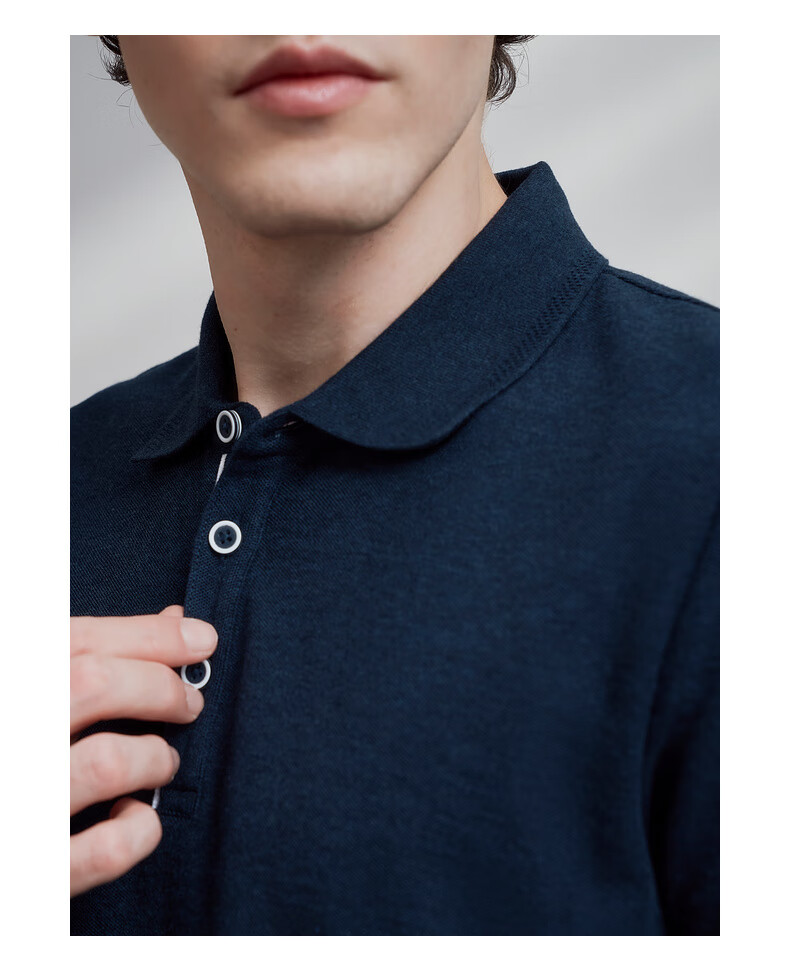 G2000 Men's Spring Summer Casual Versatile Short Sleeve Polo Shirt in Teal Blue [Pique Cotton Skin-Friendly Mall Edition] 11