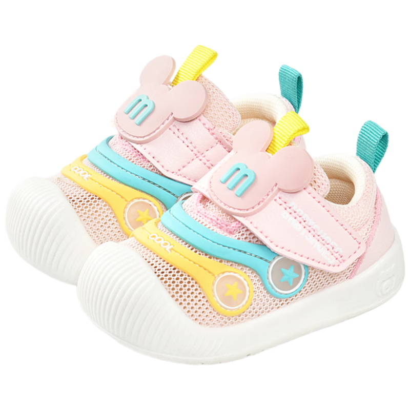 Tomberk Toddler Shoes Baby Girl Shoes Boys New Caterpillar Soft Sole Non-slip Breathable Mesh Shoes Gray Size 20