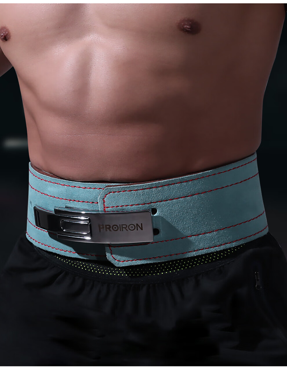PROIRON Professional Power Weightlifting Belt Quick-Release Lever 4-Layer Leather XL Size 9