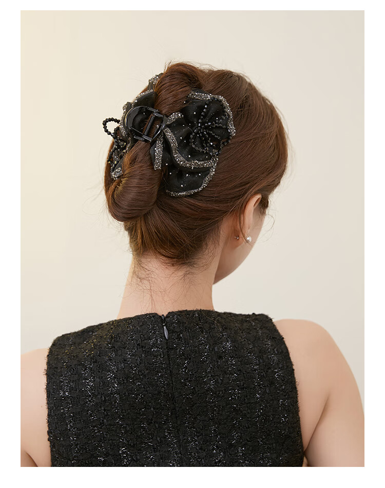 CHIMERA Premium Bow Hair Claw Clip Volumizing Ponytail Hair Clip Shark Clip for Women Birthday Gift 5