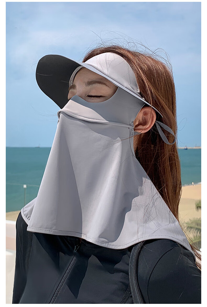 FitonTon Sun Protection Face Mask for Women, Neck Guard, Face Covering, Summer Outdoor Cycling UV-Resistant Full-Face Sunshade Mask for Wome 18