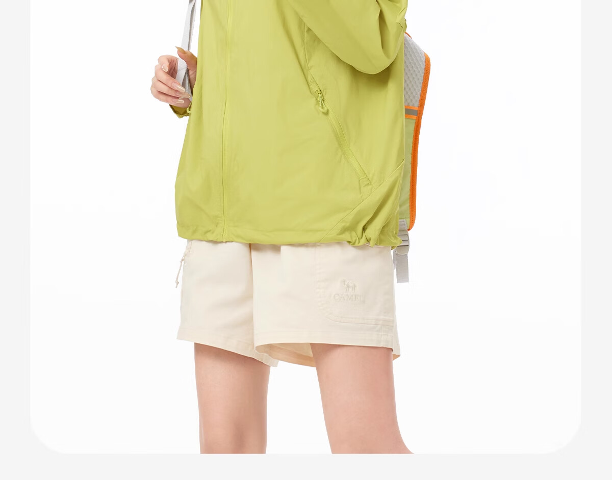 CAMEL Outdoor Original Yarn Sun Protection Jacket 2025 Summer Ice Silk Breathable Sunshade UV Protection Loose Outdoor Fishing Shirt L 7
