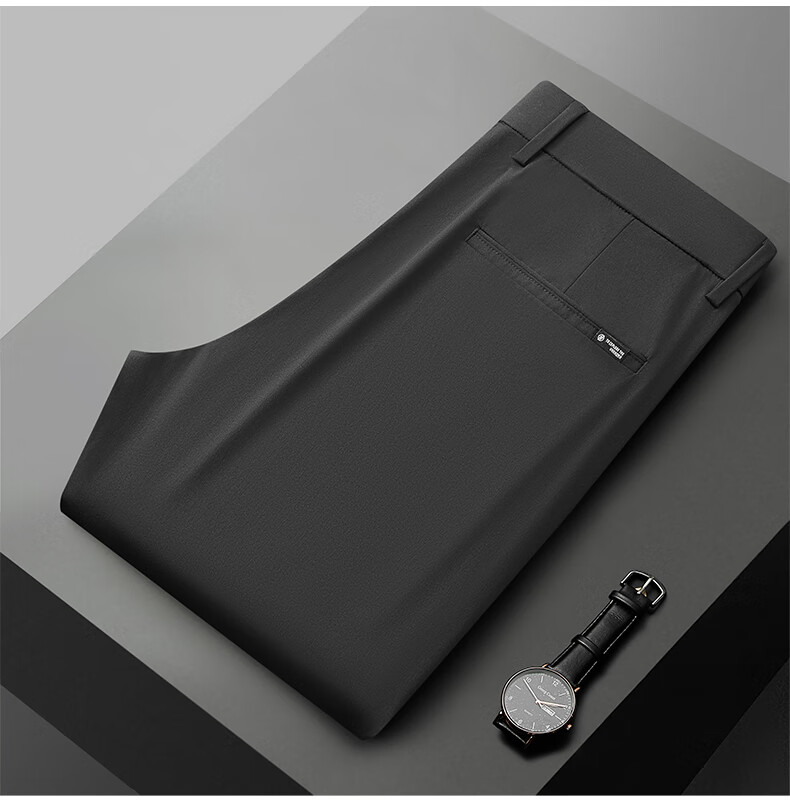 Ayoupang Lightweight Luxury Plus Size Three-Proof Business Casual Men's Loose Fit Extra Large Straight Leg High Elasticity Trousers 8
