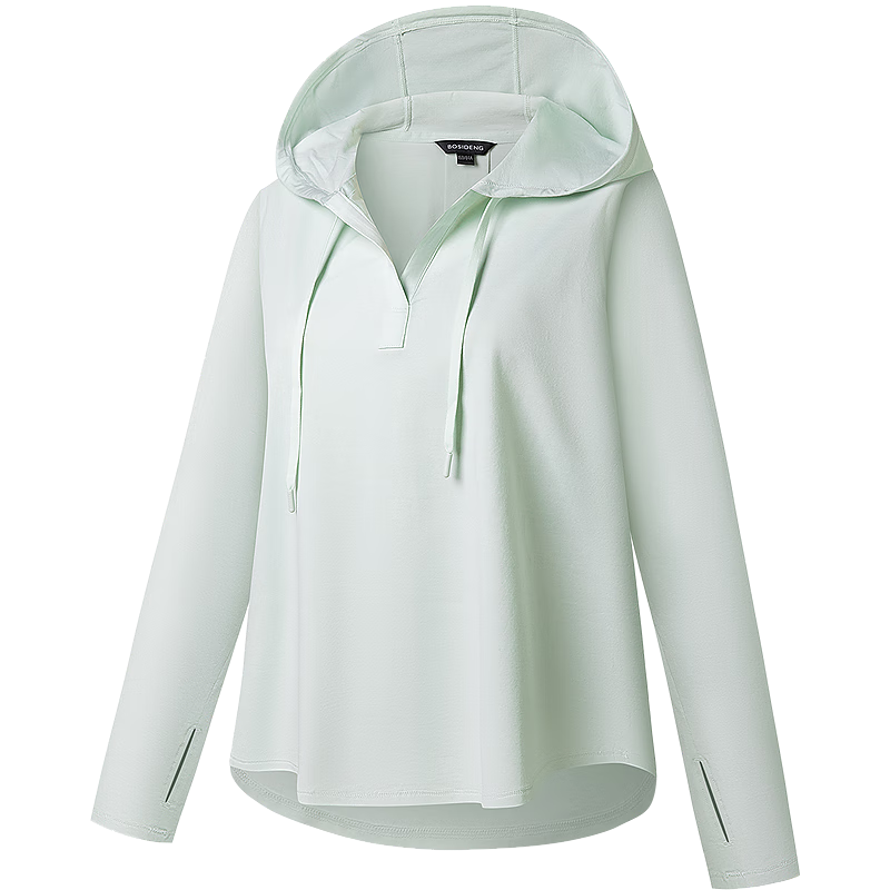 BOSIDENG Summer Ice Silk High SPF Sunscreen Jacket for Women UV Protection Loose Slim Casual Versatile Coat