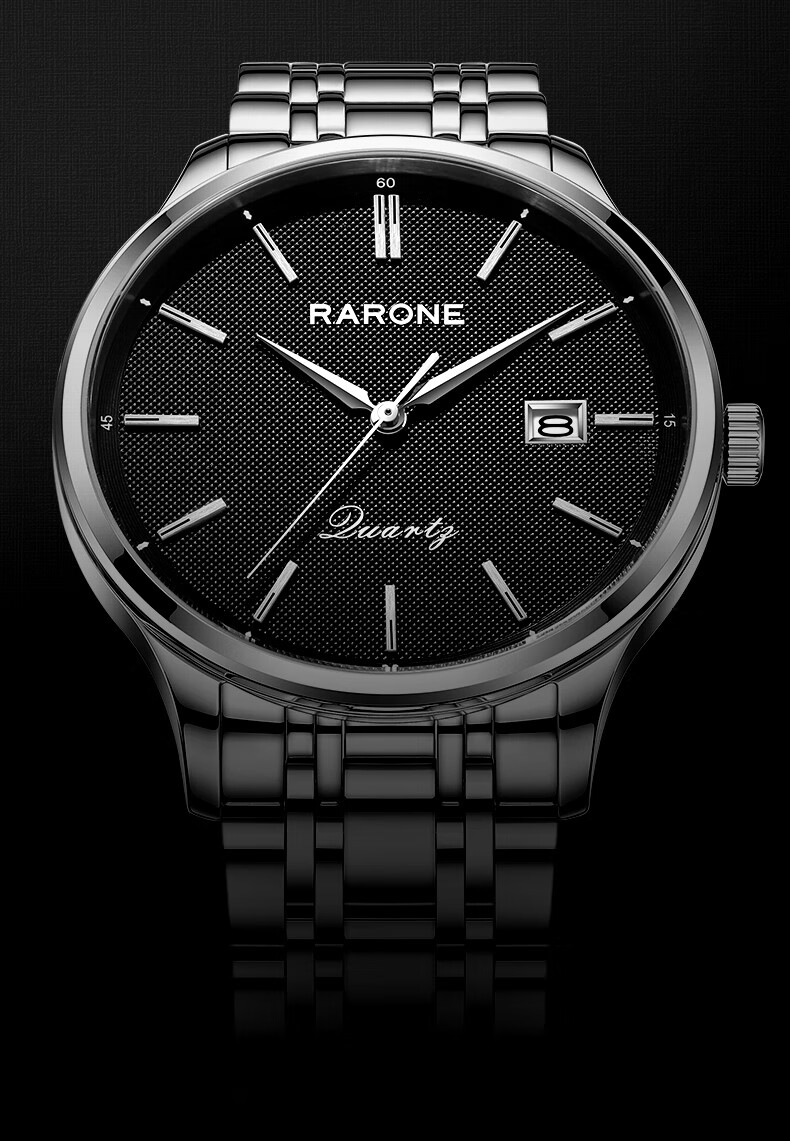 RARONE Master Series Business Men's Watch Stainless Steel Waterproof Quartz Watch Gift for Boyfriend 2