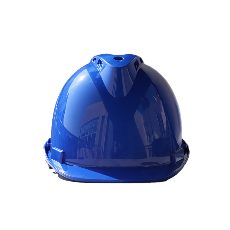 Norrisan New National Standard Built-in Fan Safety Helmet Cooling Summer Sun Protection ABS Smart Helmet with Fan Construction Site Rechargeable V-Type 4 Fans Customizable - Blue