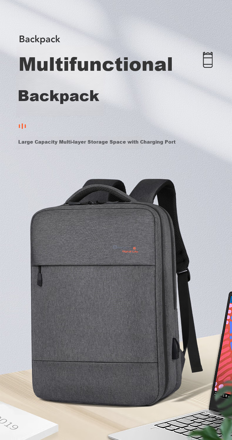 BRINCH Laptop Backpack 14/16 Inch Business Travel Backpack Compatible with Apple And Huawei Laptops 1