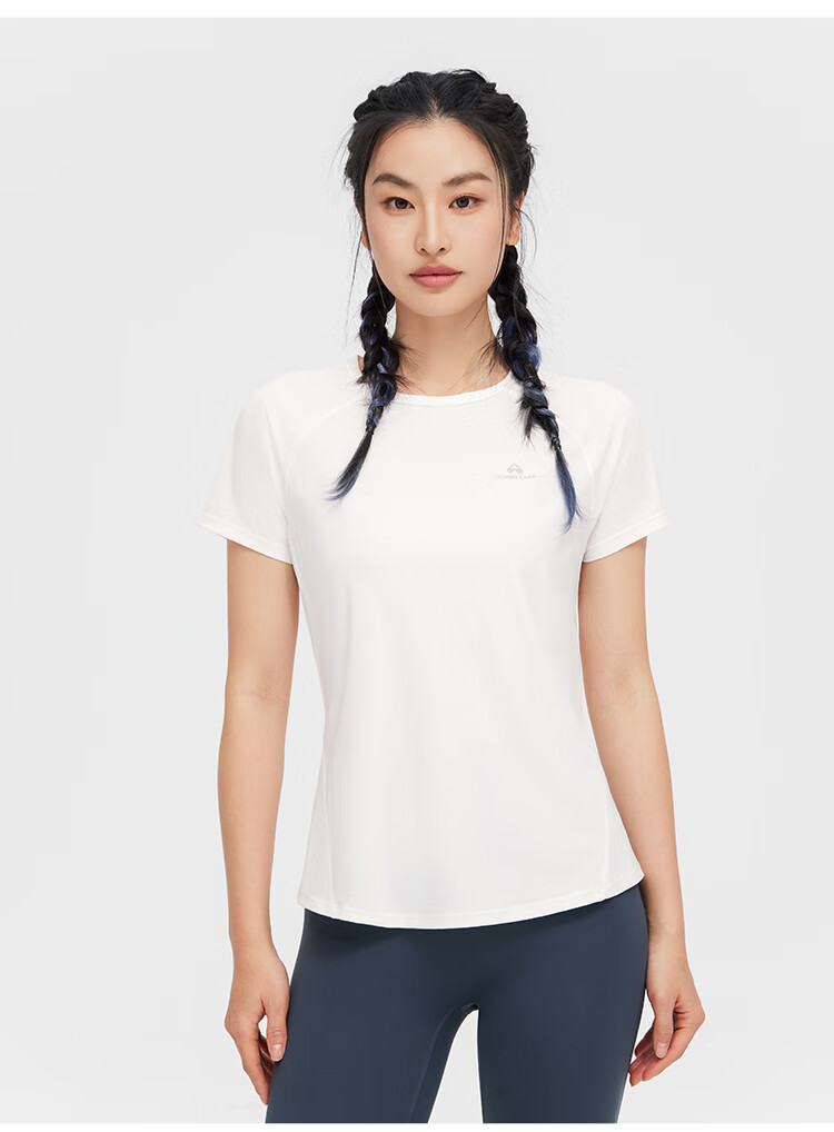 Pioneer Camp Women's Quick-Dry T-Shirt Summer New Breathable Sports Quick-Dry Outdoor Fitness Running Crew Neck Short Sleeve Top 16
