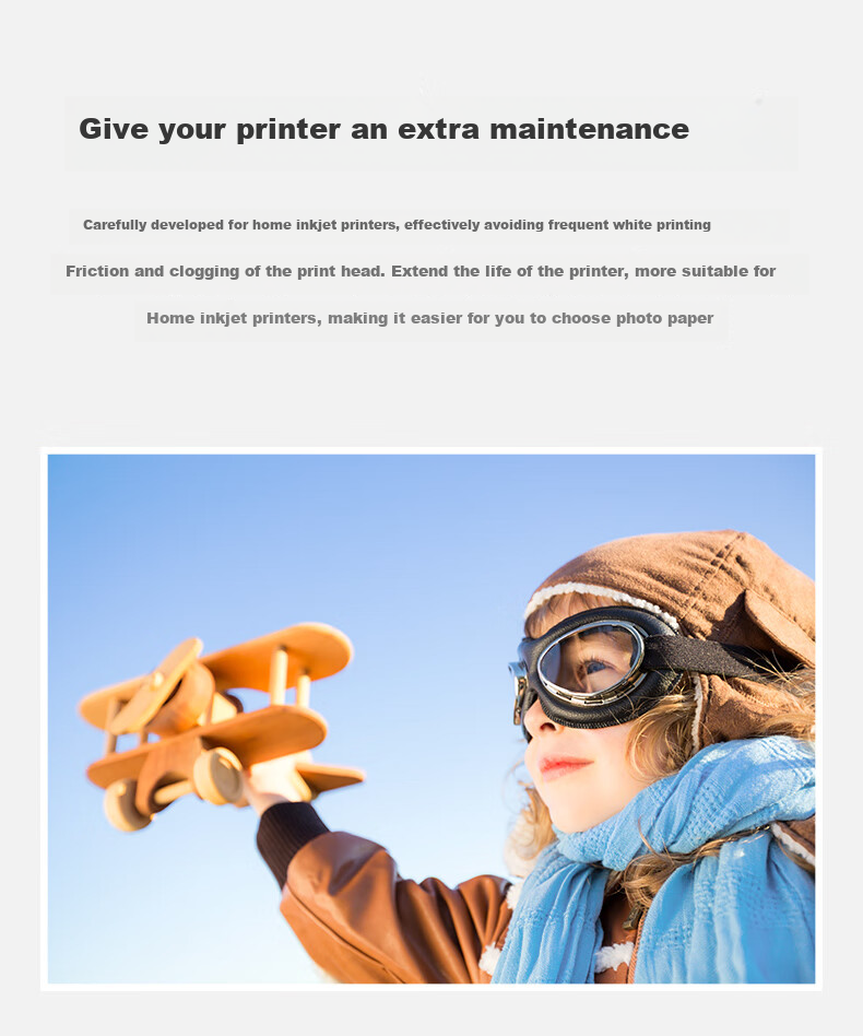KODAK, 3R/5-Inch, 250g, High-Quality RC Velvet Printing Paper for Home Use, Inkjet Photo Paper, 100 Sheets, 9891-450 5