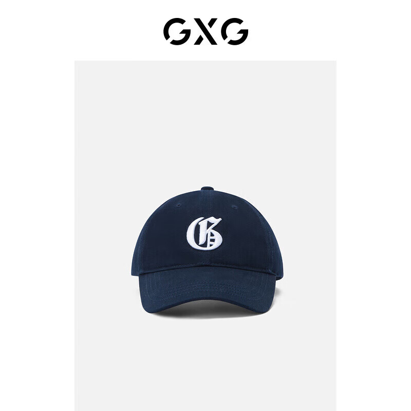 GXG Baseball Cap for Men, 2023 Fashion Versatile Summer Face-Slimming, Navy Blue, One Size Fits All