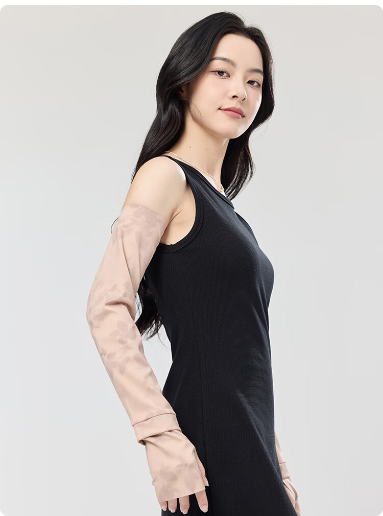 JIUMU Ice Silk Sun Protection Sleeves for Women, Summer Cooling UV Protection Arm Sleeves for Driving and Cycling 13