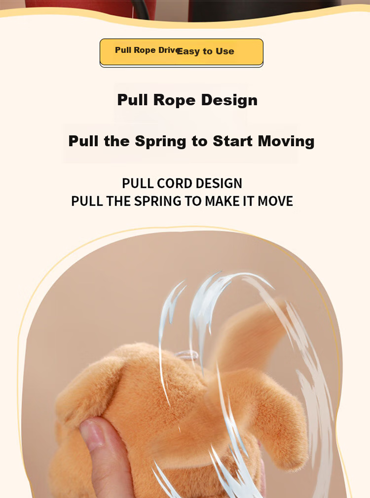 WELTSTON Pomeranian Dog Plush Toy Gift Stuffed Animal Children's Birthday Present for Girls, Tea Cup Dog with Crossed Backpack 6