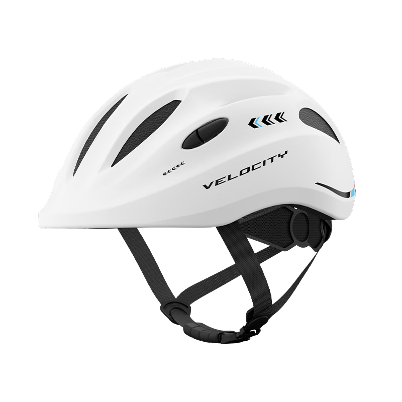 JD Original Children's Bicycle Helmet, Balance Bike Riding Helmet, Safety Helmet, ZX35 White, Adjustable Head Circumference 52-56cm