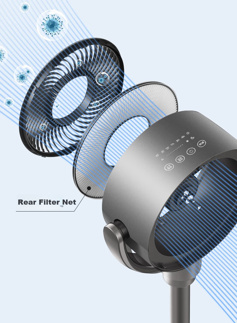 GREE Home Air Circulation Fan Smart Voice Remote Control Floor Fan Negative Ion DC Inverter Energy-Saving Quiet Oscillating Ventilation Fan FXDZ-2305Bvg5 6