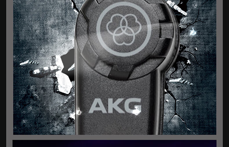 AKG C411L Condenser Microphone, Vibration Pickup, Professional Guitar Home Recording Violin Orchestral Instrument Microphone 1