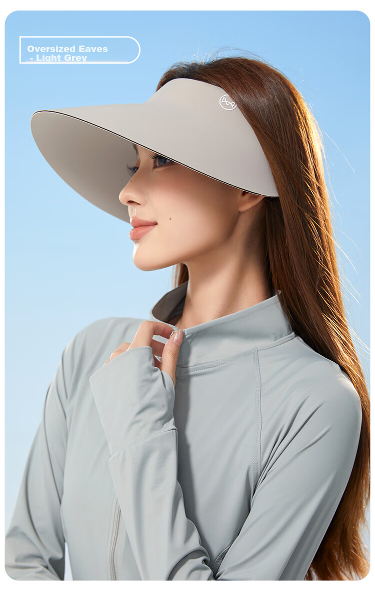 MiiOW Sun Protection Hat for Women, UV-Resistant Seamless Visor Hat, Foldable Wide Brim Sunhat for Summer 2026 23