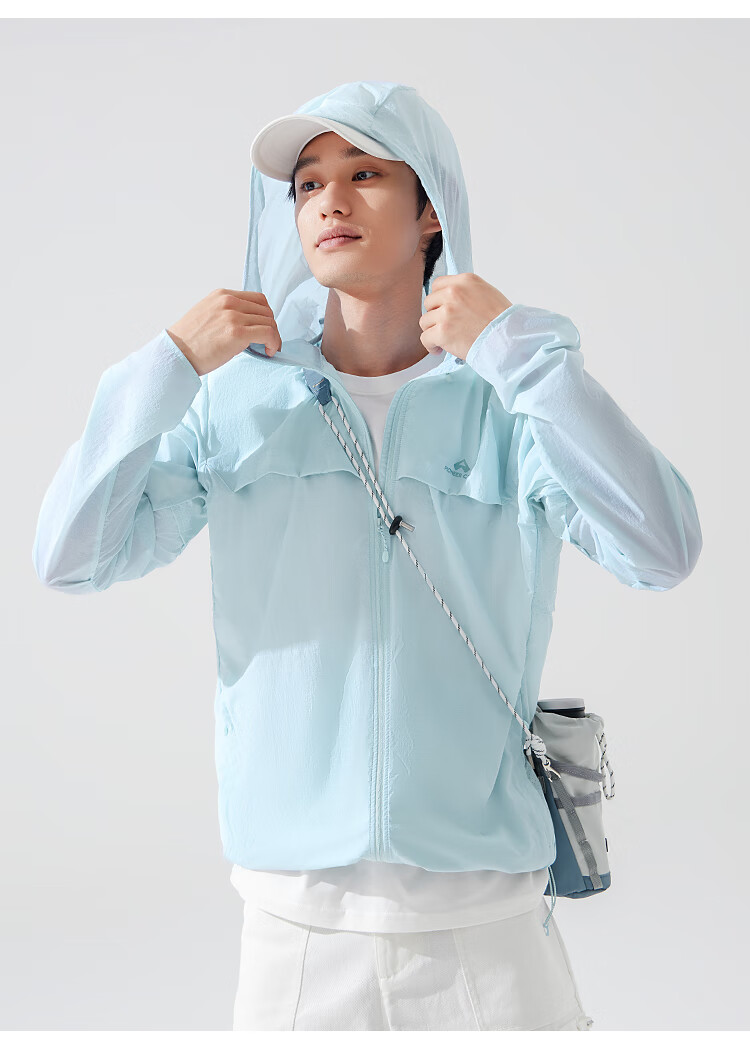Pioneer Camp Suzaku Men's Summer Outdoor Lightweight Sun Protection Jacket Loose Hooded Coat UV Protection UPF50+ 15