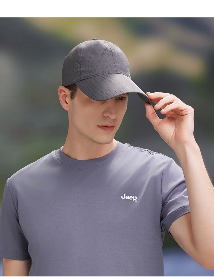 JEEP Baseball Cap for Men And Women, Summer Mesh Quick-Dry Sun Hat, Sports Casual Hiking Cap 9
