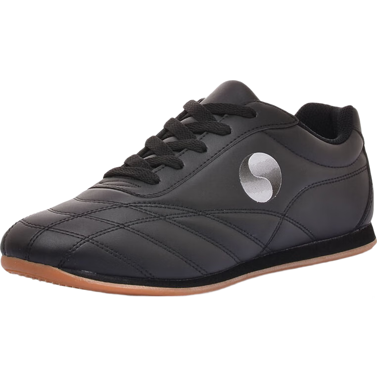 Shuangxingbate Tai Chi And Taekwondo Practice Shoes for Middle-Aged And Elderly Men And Women, Soft Leather Martial Arts Competition Training Shoes