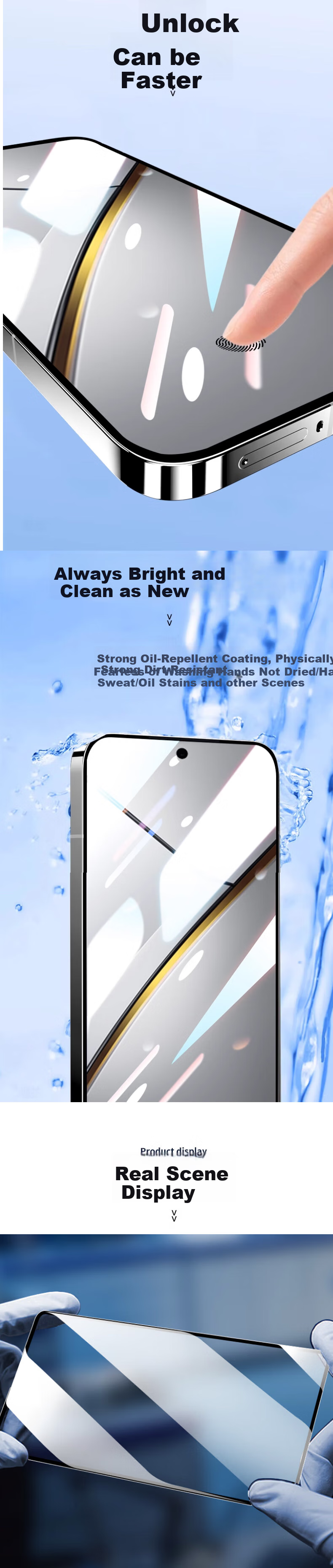 MAIKUQI Tempered Glass Screen Protector Compatible with Realme Neo7/OPPO K13 Turbo/K13 Turbo Pro, High Definition Anti-Fingerprint Glass Film - 2 Pack 2