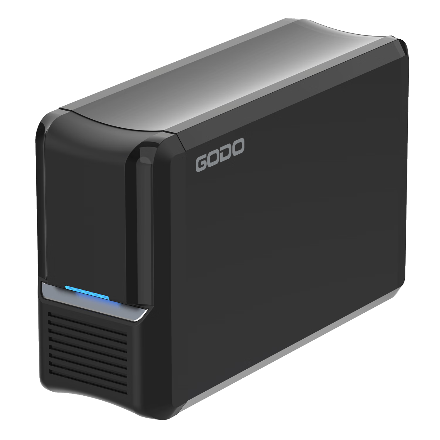 GODO Portable Dual-Bay 3.5-inch SATA External Mechanical Hard Drive RAID Enclosure USB 3.0 Disk Array Box