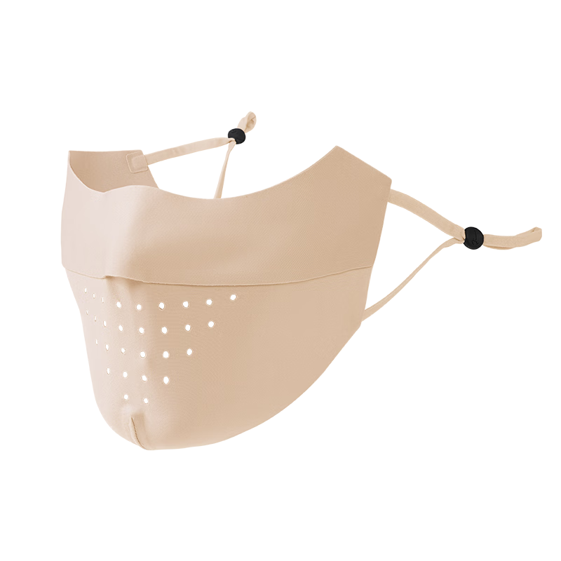JIUMU Ice Silk Sun Protection Mask for Women Summer Outdoor UV Protection Breathable 3D Full Face Sunshade Cycling Mask