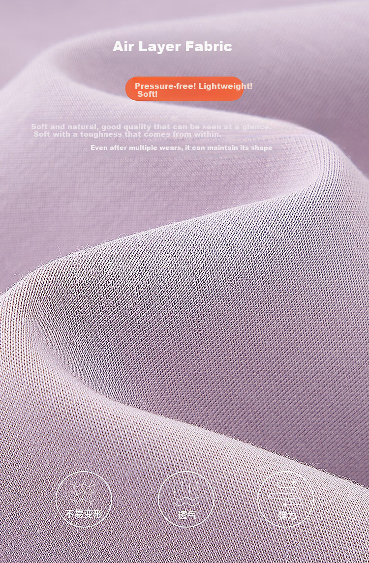 Dme [350G Air Layer] Spring Simple Round Neck Lantern Sleeve Loose Fit Slimming Sweatshirt Women's Top 4
