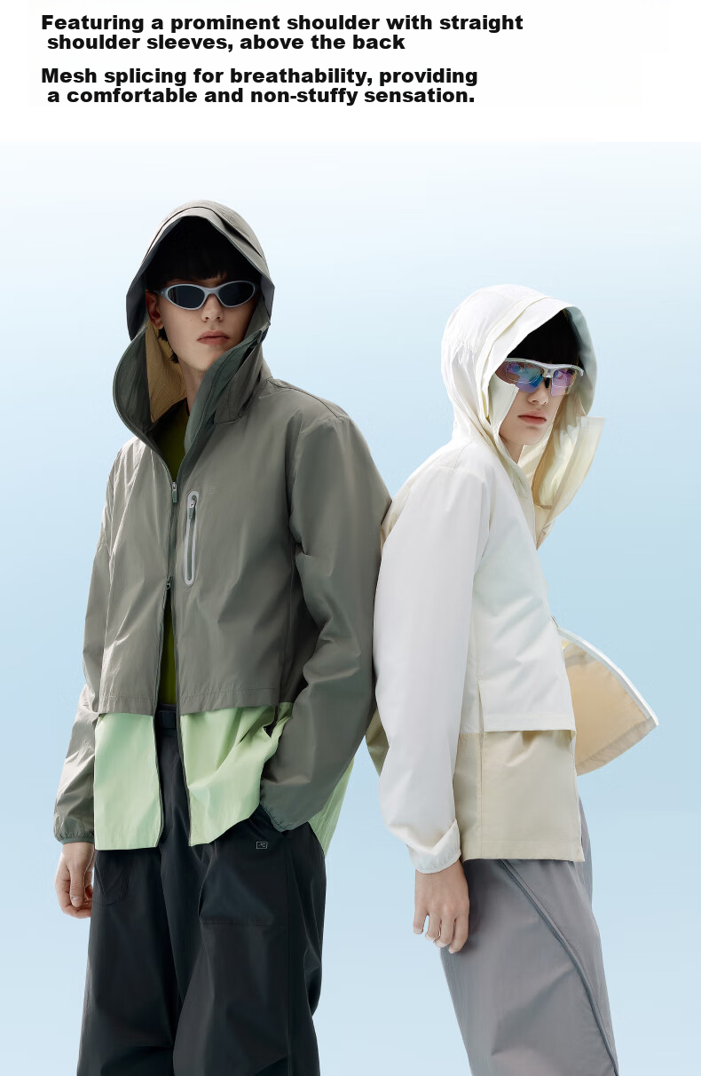 Bananain [Wang Yibo's Choice] Liangpi 502 UV Pro Unisex Quick-Dry Hard-Core Sun Protection Jacket Breathable Outerwear New 21
