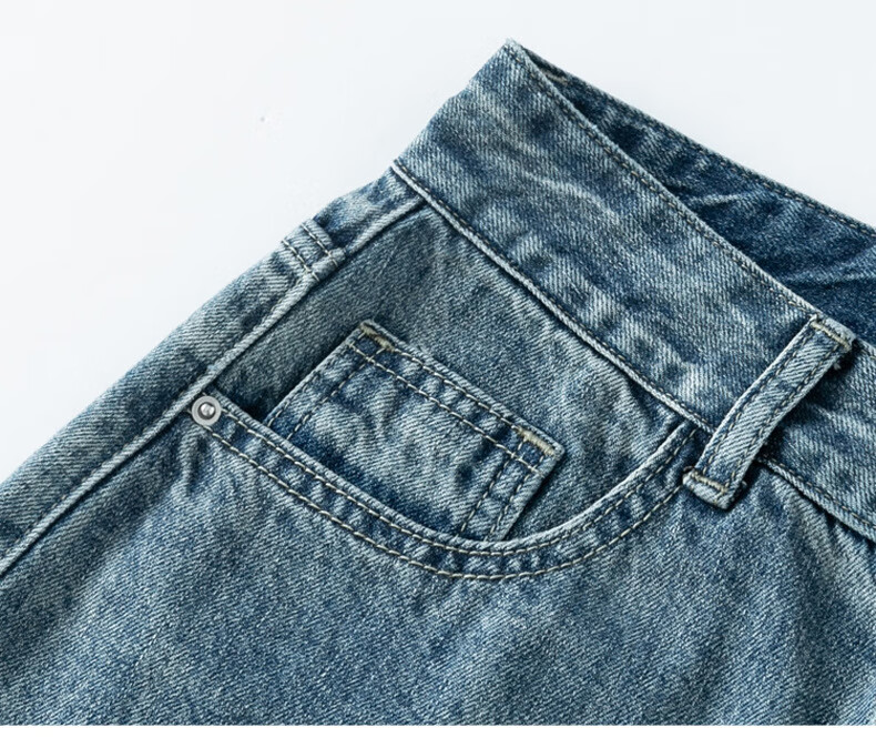 Langsha Narrow Fit Women's Jeans Spring Autumn 2026 New Wide Leg High Waist Loose Draped Slim Straight Floor-Length Pants 26