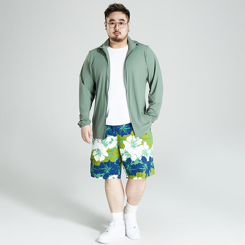 Ayoupang Large Size Summer Hooded Sun Protection Jacket, Loose Elastic Breathable Coat, Outdoor Fishing UV-Resistant Top for Me