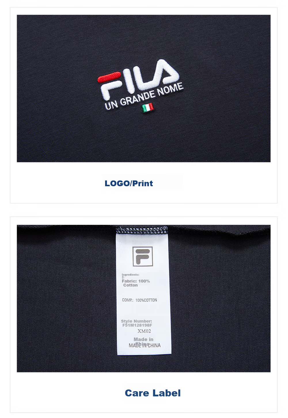 FILA Official Men's Short Sleeve T-Shirt Summer 2026 Cool Breathable Sports Cotton Crew Neck Top 20