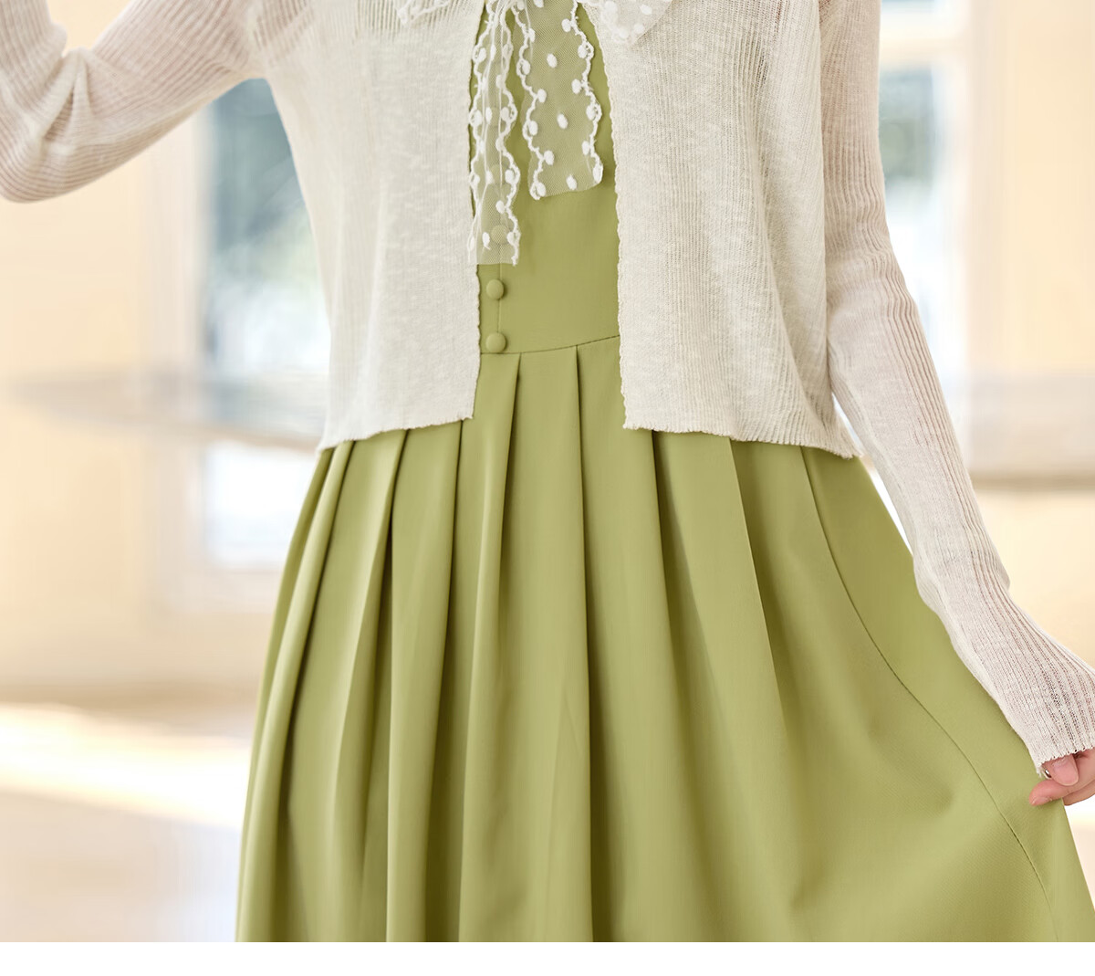 Pincai Women's Summer Ice Silk Lace Tie Cardigan Thin Shawl Air Conditioning Shirt P52Z070 27