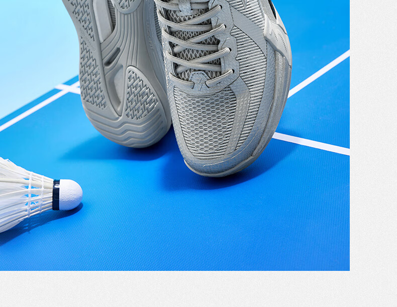 361° Men's Badminton Shoes, Zhansheng PRO Professional Shock-Absorbing Non-Slip Wear-Resistant Training Shoes for Men, 672524402-1 26
