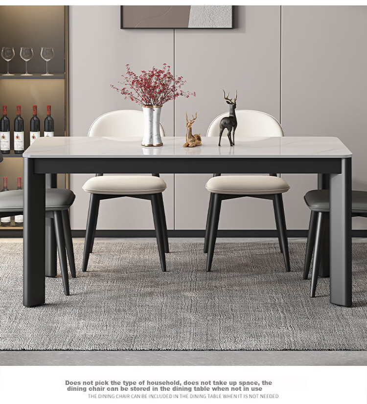 Shidaijiaju Minimalist Nordic Dining Chair, Modern Simple Home Desk Chair with Backrest, High-End Makeup Chair, Gray, Set of 2 12