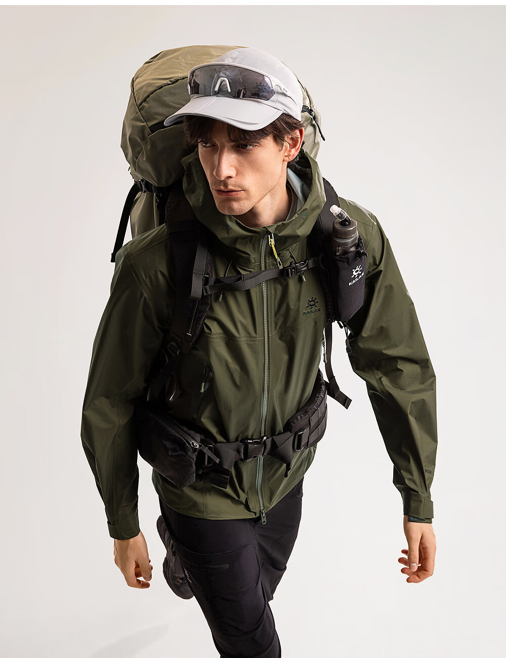 KAILAS Boge Da LT Hard Shell Jacket for Men And Women, 3L Waterproof Windproof Outdoor Hiking Mountaineering Coat 18