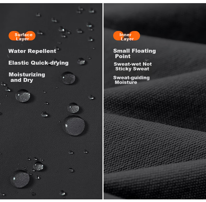 Pioneer Camp Sea Lion Soft Shell Jacket for Men, Spring And Summer Windproof Quick-Dry Breathable Jacket, Outdoor Hiking Mountaineering Sports Running Hooded Coat 1